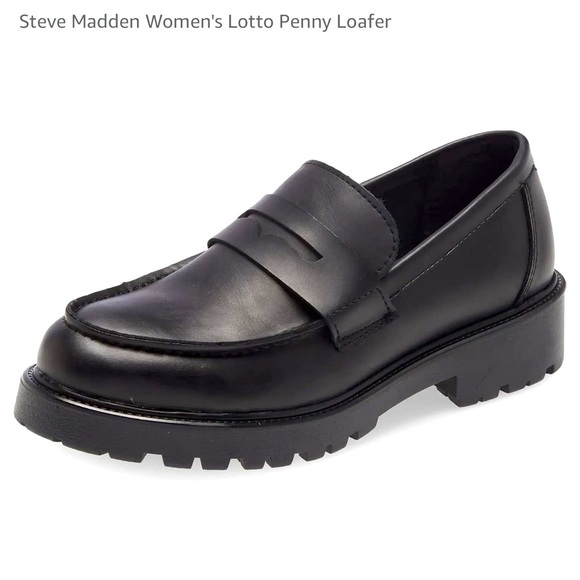 Steve Madden Shoes - Steve Madden Lotto Lug Sole Penny Loafers New 7.5